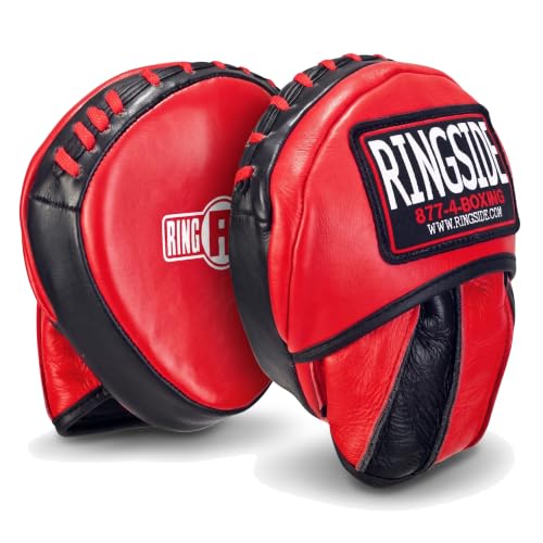 Ringside Mini Boxing Punch Mitts - Leather Precision Focus Pads