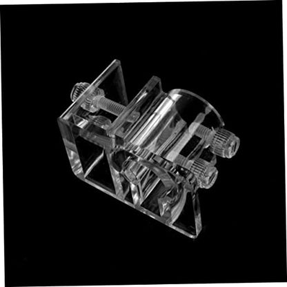 Tube Holder Fish Tank Water Pipe Clamp Acrylic Aquarium Water Clip 4pcs Set Sturdy Easy to Install for Fish Tank Hose Holder