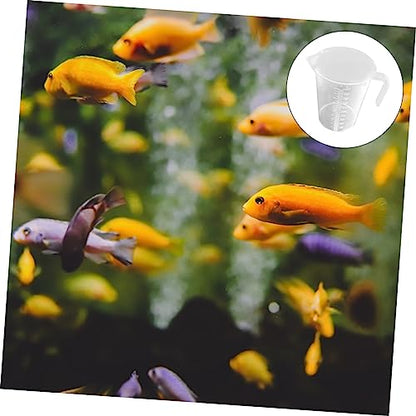 Happyyami 1pc Thickened Measuring Cup for Fish Tank Aquarium Supplies for Accurate Liquid and Solid Measurement Fish Feeding Tool for Home Use