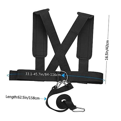 2pcs Weight Bearing Shoulder Straps Resistance Training Belt