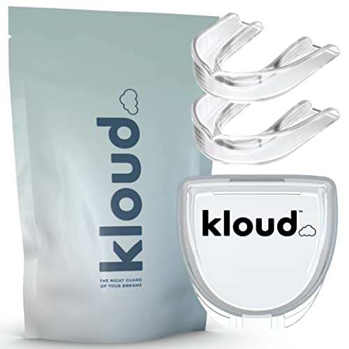 Kloud Night Guard for Clenching and Grinding, Custom Fit, 2-Pack, Clear - color: Clear
