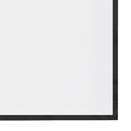 Stupell Industries Dogs Make Our Lives Whole Paw Icon Striped Backdrop, Design by Kim Allen - size: 16"L x 20"W, style: Black Framed