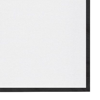 Stupell Industries Dogs Make Our Lives Whole Paw Icon Striped Backdrop, Design by Kim Allen - size: 16"L x 20"W, style: Black Framed