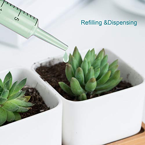 20ml Plastic Syringe Without Needle for Liquid - Measuring Syringes with Caps , Separate Sterile Packaging , Pet Medicine Small Syringe for Cats and Dog - 20 ml 4Pack