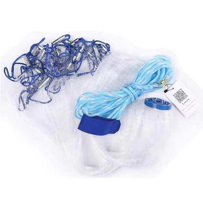 Lawaia Cast Net Cast Nets for Fishing Hand Throw Bait Nets 1/2 inch Mesh Freshwater Saltwater Fish Gear - Ideal for Shrimp, Fish & Fly Fishing with 3FT - 12FT Radius - size: 7FT/2.1mRadius