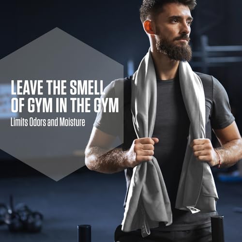 VENTURE 4TH Quick Dry Microfiber Towel for Camping & Gym - Light Gray XL - color: Light Gray, size: 72.00" x 31.50"