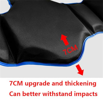Karate Boxing Martial Arts Kickboxing Training Taekwondo Sparring Body Chest Protector Set - color: Only Chest Red, size: Medium
