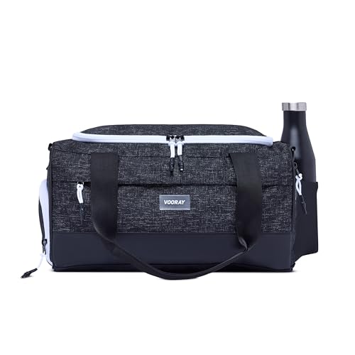 Vooray Boost Small Gym Bag for Women and Men, 23L, Graphite - color: Graphite