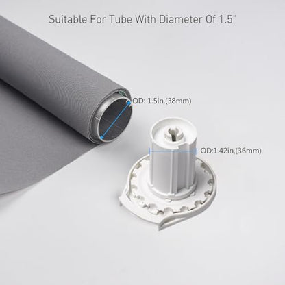 Skyline SL20 Roller Shade Clutch for 1 1/2" (38mm) Tube with Metal Bracket Long Service Life, Heavy Duty, Max Load 20 LBs, Work with Projector Screen, Roller Blinds and Zebra Blind