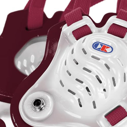 Cliff Keen Tornado Wrestling Headgear - color: Translucent / Maroon / Maroon