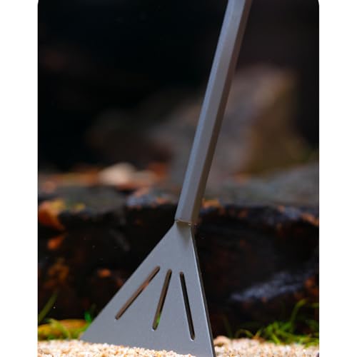 Premium Stainless Steel Sand Leveling Shovel for Aquascaping and Garden Soil Work Featuring Comfortable Grip Handle - size: 30cm