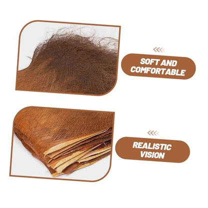Hemobllo 5 Sheets Natural Palm Tree Bark Wide Garden Background Bark Decor for Plant Climbing Fish Fry Hatching Aquarium Crafts for Garden Landscaping