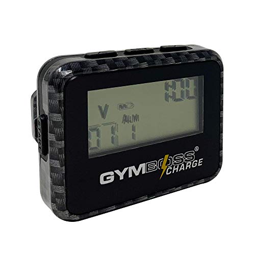 Gymboss Charge Interval Timer and Stopwatch - color: Carbon Black