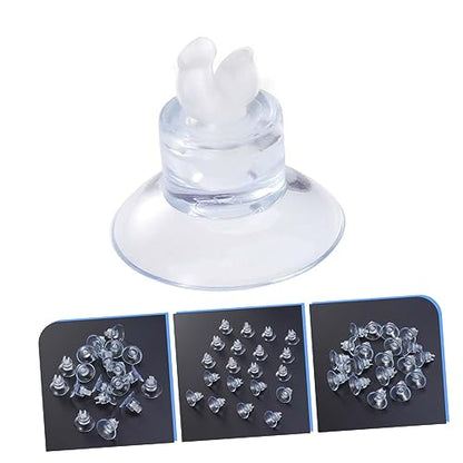 YARNOW 18pcs Aquarium Cup Clips for Airline Tubing Fish Tank Hose Holder Sturdy Material Easy to Install for Oxygen Tubes