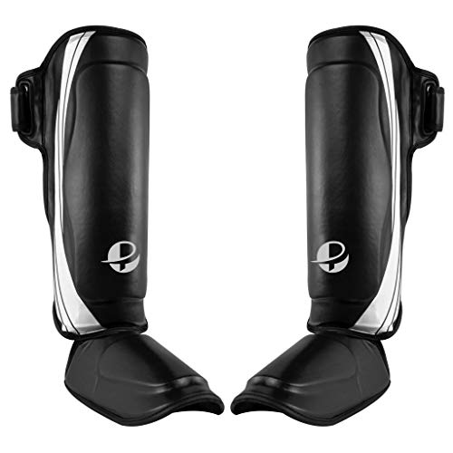 Ultimate - Performance Series - Shin Instep - Boxing MMA Muay Thai Taekwondo Training - color: White, size: Large-X-Large