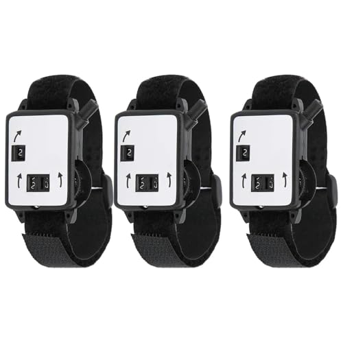 Golf Stroke Counter 9 Pcs Golf Score Counter Watch Manual Type Stroke Shot Keeper Plastic Accessories