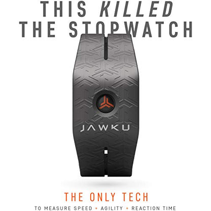 JAWKU Speed - The First Wearable to Measure Sprint Speed, Agility, Reaction Time/Test, Train and Track Performance - color: Black