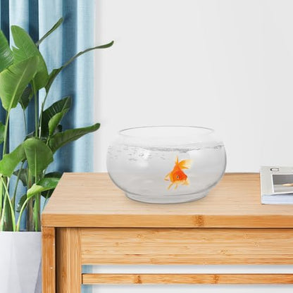Hydroponic Plant Pot Clear Daffodil Bowl for Desktop Decor Durable Fish Tank for Flowers Plants Portable Tiny Aquarium Present for Home Parties