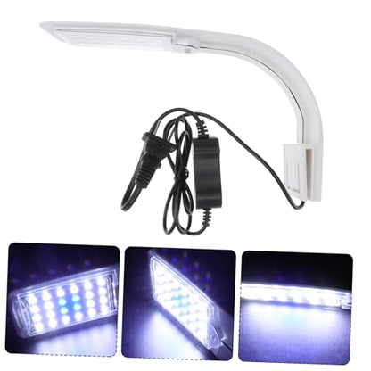 VANZACK Led Aquarium Lighting Fish Tank Lamp with Clip Plant Grow Light Durable Us Plug