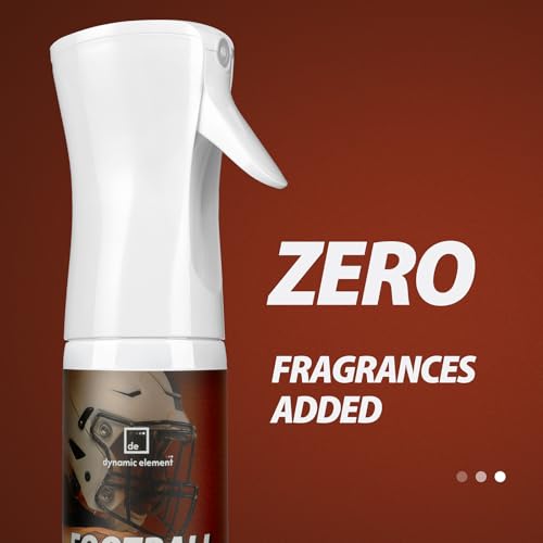Football Gear Odor Eliminator Spray, Unscented, 9 fl oz | Mineral-Based, Tough on Sweat Odor, Safe for Skin, Deodorizes Football Pads, Helmets, Shoulder Gear & Cleats