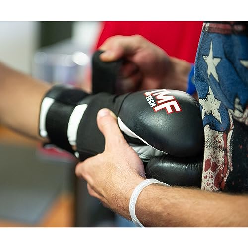Ringside IMF Tech Hook and Loop Boxing Training Sparring Gloves - color: Red, size: 18-Ounces
