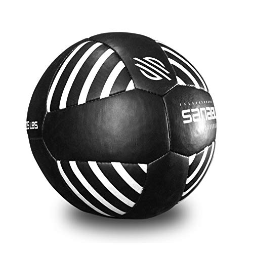 Sanabul Lab Series 14-inch Medicine Ball for Exercise Cross Training Essential Core Workouts and Explosive Fitness Exercises Weighted Ball - size: 15 lbs