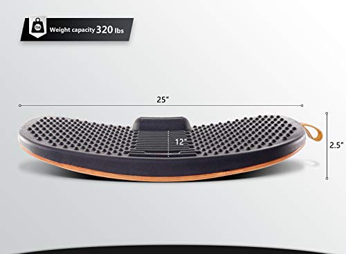 FEZIBO Standing Desk Mat with Anti Fatigue Bar - size: Large