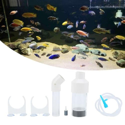 AQ50025 Acrylic Fish Hatchery Transparent Brooding Tube with Suction Cups Air Lifting Incubator for Cichlids Eggs