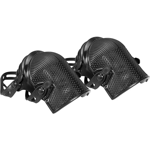 BARWALT Ultralight Roofing Knee Pads, Work Knee Pads, Assembled in the USA | Rebuildable, Patterned Nonskid Grip Surface, Won't Collect Particles, Folding Accordion Top, For Construction, BWT21210 - style: KN-5 Ultralight