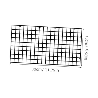 TEHAUX 1set Aquarium Isolation Panel Lattice Plate Black Spliced Divider Cups Easy to Install Fish Tank Divider for Breeding and Separation