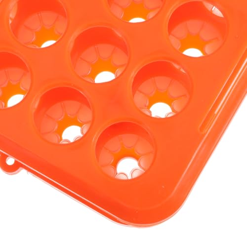 LIFKOME 50-Hole Rack with Silicone Gasket 18mm Laboratory Plastic Test Holder for Storage and Lab Organization