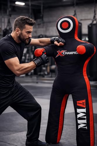 MMA Grappling Submission Dummy – Brazilian Jiu Jitsu BJJ Punching Bag for Judo, Karate, Boxing & MMA Training – UNFILLED(5Ft)