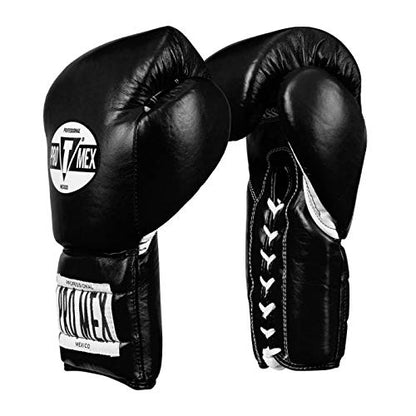Pro Mex Pro Lace Training Gloves V 3.0 - color: Black, size: 18 oz