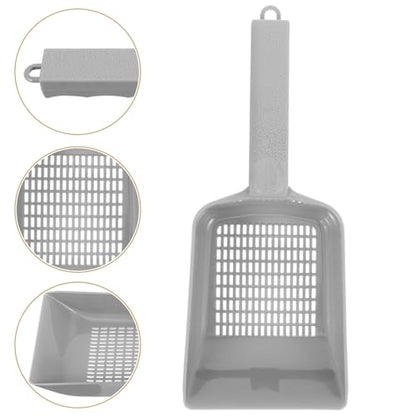 Toyvian Aquarium Sand Shovel Gravel Plastic Sediment Scoop Portable Fish Tank Soil Tool for Aquarium Substrate Maintenance