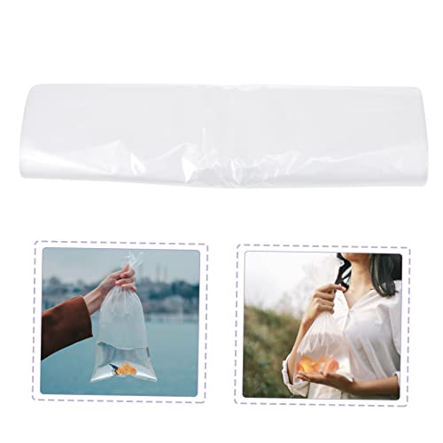 Cabilock 20Pcs Aquarium Fish Wrapping Bags Transparent Pouch for Goldfish Flat Angle Packing Odorless for Tropical Fish Transport