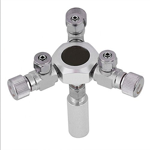 Yosoo 3 Way Splitter Regulator Valve, Aquarium, co2 Aquarium, Multi Way co2 Splitter co2 Regulator Solenoid 2/3 Way Lever Valve Regulator CO2 Splitter Aquarium