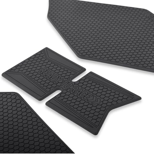 Motorcycle Tank Pads Side Gas Knee Grip Protective StickerApplies toKTM DUKE390 DUKE250DUKE150 (2024+) (Black) - color: Black