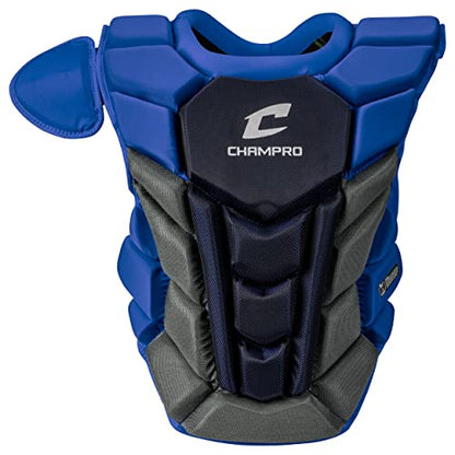 Champro Optimus Pro Plus Chest Protector - color: Royal, size: Intermediate (15.5")