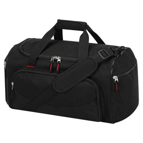 Gym Bags for Men, 30L Small Duffle Bag, Black - color: Black, size: 30L-17 inch