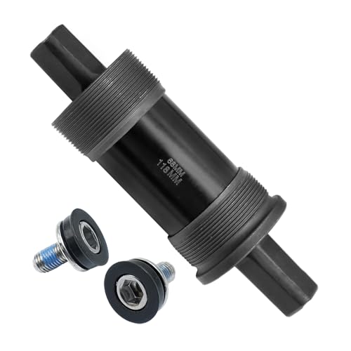 Hoypeyfiy Bike Bottom Bracket Mountain Bike Square-Taper Bottom Bracket Bicycles 68mm Replacement for Shimano Tourney TX800 Series (68x118mm) - size: 68*118mm