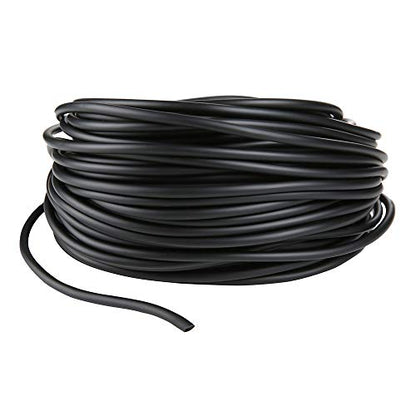 Aquarium 100 Feet Standard 3/16" Black Flexible Airline Tubing for Fish Tank,Terrariums, and Hydroponics - size: 100 Feet