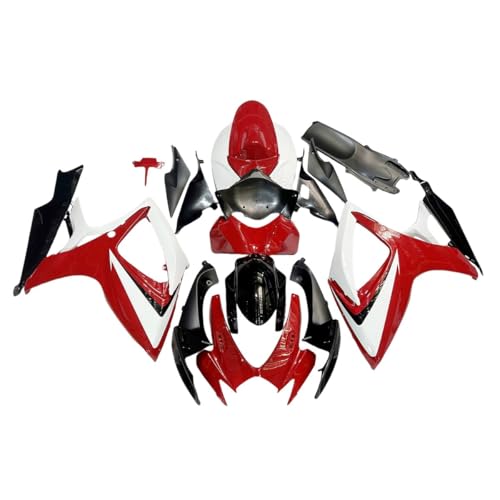 Injection Mold Fairings Kit Fit for Suzuki 2006 2007 GSXR600 GSXR750 K6 06 07 ABS Plastics Bodywork White Black Red Body Kits - size: Style 20