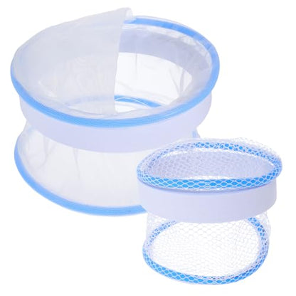 HEALLILY Fish Isolation Box and Aquarium Breeder Net with Nylon Floating Mesh, Round Hatchery Tank for Guppy and Betta Fry Breeding, Aquarium Divider for Fish Nursery and Shrimp Incubation