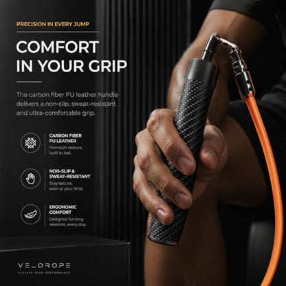 Weighted Jump Rope for Men Women -Interchangeable 1/5lb 1/4lb 1/2lb Heavy jump ropes - 360 Degree Spin - Length Adjustable,Ergonomics Leather Grip Skipping Rope for Fitness Weight Loss & More - color: Black