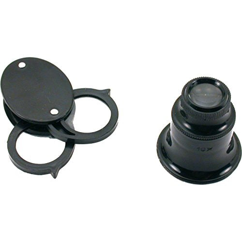 FindingKing 5X-10X-15X Plastic Eye Loupe Magnifying Loupe