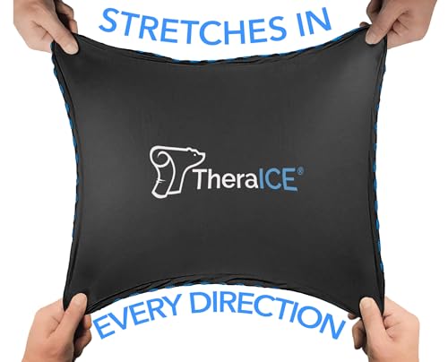 TheraICE PROpack Ice Pack for Injuries, Reusable Soft Multipurpose Cold Gel Ice Pack for Muscular Back Pain, Shoulder, Hip, Knee - Flexible Cold Compress Wrap for Minor Aches & Pains - 9 x 12 - size: Large (Pack of 1)