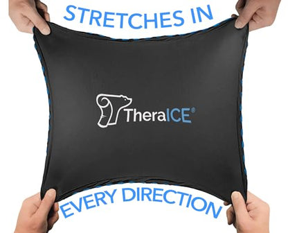 TheraICE PROpack Ice Pack for Injuries, Reusable Soft Multipurpose Cold Gel Ice Pack for Muscular Back Pain, Shoulder, Hip, Knee - Flexible Cold Compress Wrap for Minor Aches & Pains - 9 x 12 - size: Large (Pack of 1)