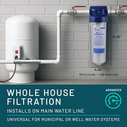 3M Aqua-Pure AP101T Whole House Transparent Water Filter Housing, Ideal for 1-2 Bath Homes, Standard 1-high Drop-in Cartridge - style: AP101T Transparent Housing