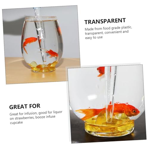 Alipis 2pcs Graduated Plastic Dropper Pipettes for Kitchen Measuring Versatile Liquid Transfer Tools for Accurate Measurements Baking and Aquariums