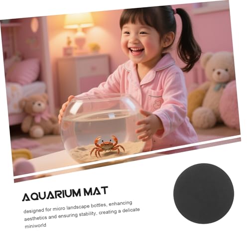 Yardwe Non Slip Aquarium Leveling Cushion for Micro Landscape Bottles Shockproof Easy to Clean Durable Pad for Enhanced Stability and Protection